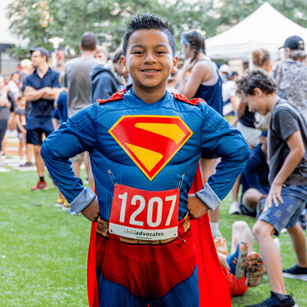 Superhero Run Fundraising Event Child Advocates Houston Texas
